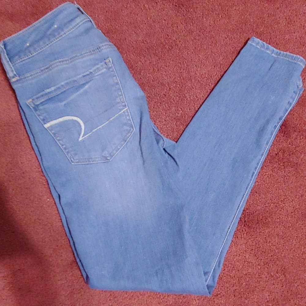 American Eagle stretch low rise jegging size 4